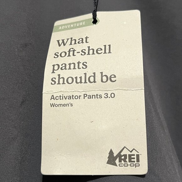 REI Co-op Womens Activator 3.0 Pants 3XL Gray Softshell Outdoor Hiking Gorpcore - Picture 4 of 8